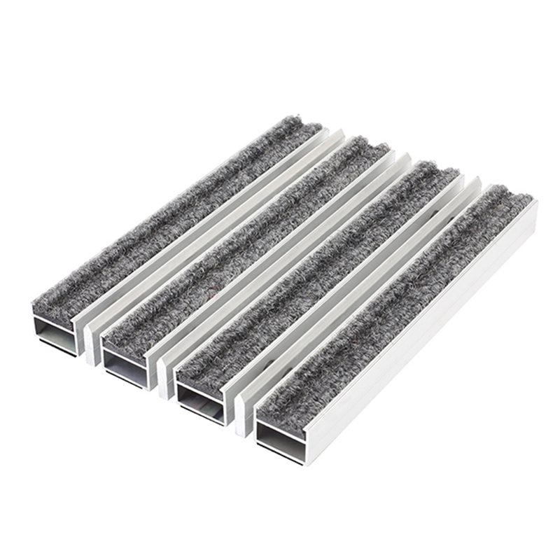 AZ-RDJ-TM Aluminum ribbed doormat with special aluminum profile