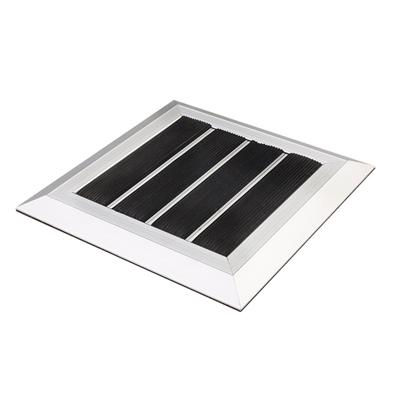 DZ-XJ Surface mounted aluminum Closed rubber doormat