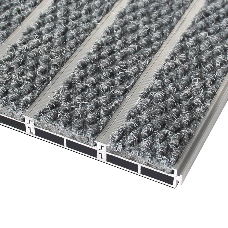 AF-CLP Wide aluminum profile doormat with film backing