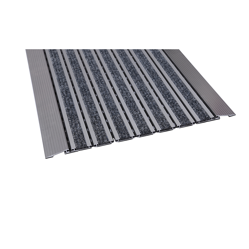 KD-LB Interloced Closed aluminum entrance doormat with black EVA backing