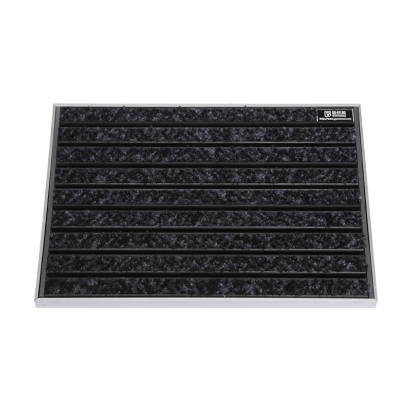 AK-MK Good quality plastic recessed rubber entrance mat anchor matting alloy foot mat