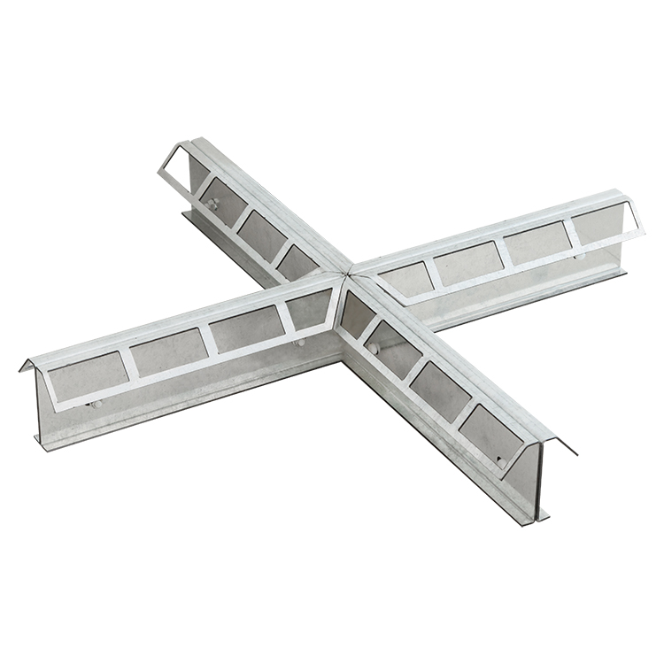 BTA - Prefabricated intersections of floor armor joint system in 4-way intersections as cast-in place structural style