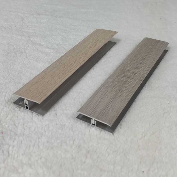 Flooring Aluminum Adjustable height trims for flooring T channel shape